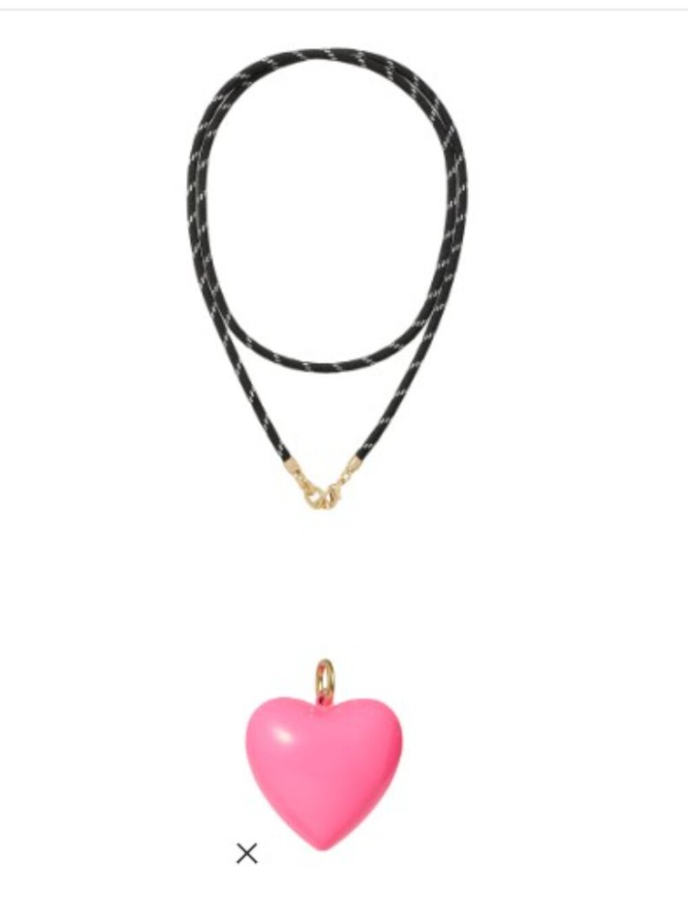 Roxanne Assoulin The Big Puffy Heart Charm Necklace - Picture 2 of 3
